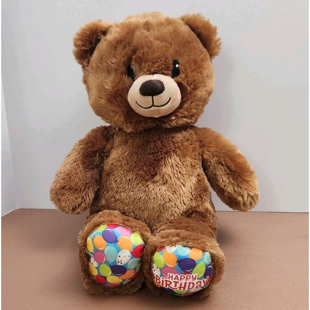 BABW / Build a Bear Workshop HAPPY BIRTHDAY BEAR 15" Plush Stuffed Animal Toy